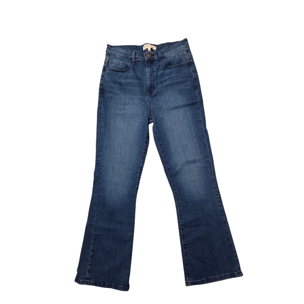 Current Elliott High-Rise Boot Cut Medium Wash Jeans 28x27 Stretchy